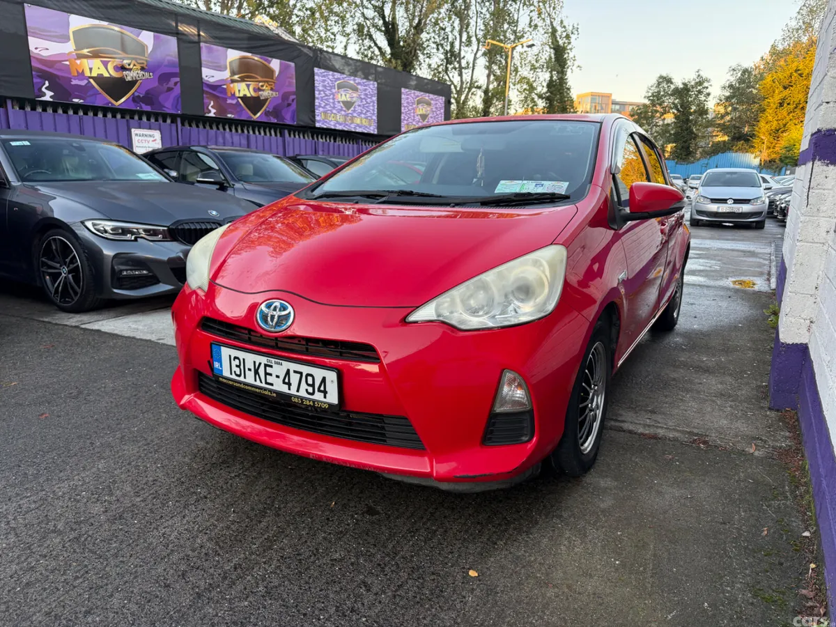 Toyota Aqua Hatchback, Petrol Hybrid, 2013, Red