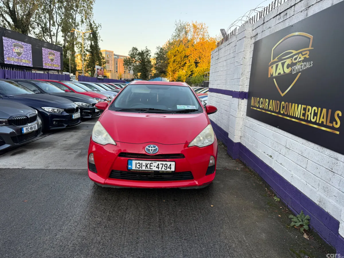 Toyota Aqua Hatchback, Petrol Hybrid, 2013, Red