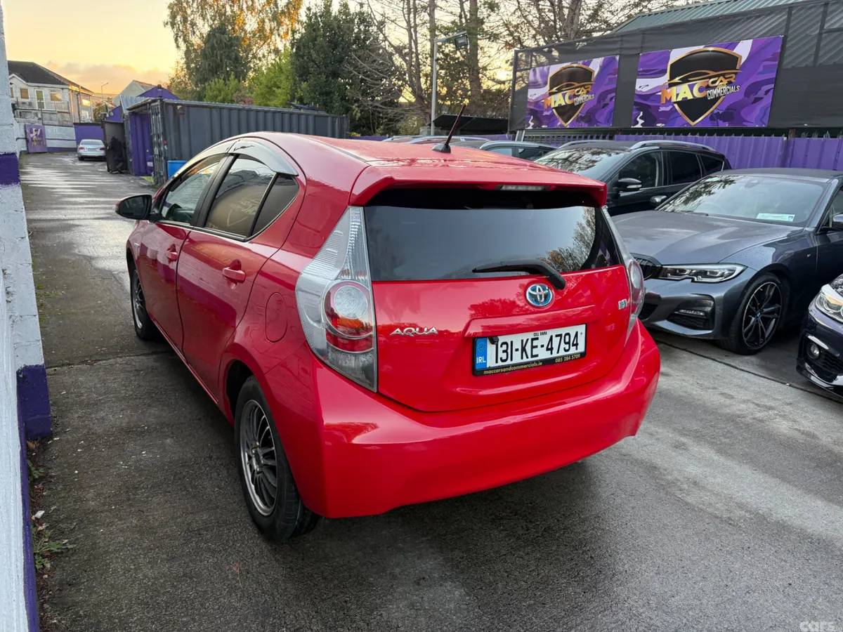 Toyota Aqua Hatchback, Petrol Hybrid, 2013, Red