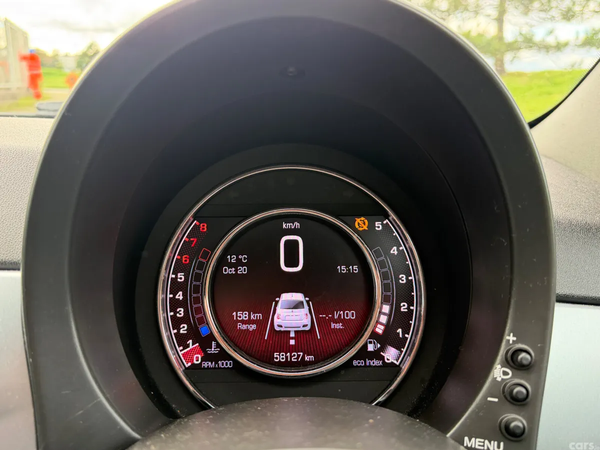 Fiat 500 Hatchback, Petrol, 2015, Blue