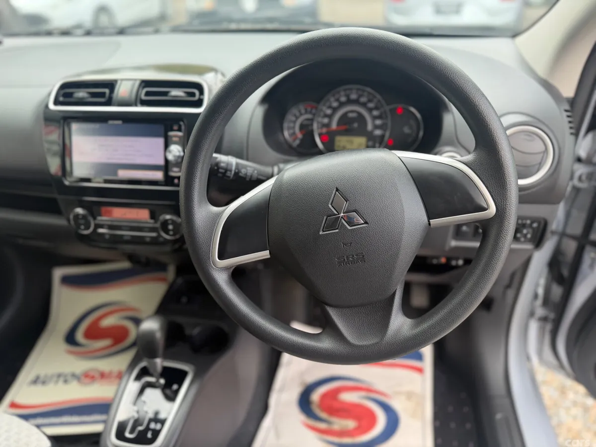 Mitsubishi Mirage Hatchback, Petrol, 2017, Silver