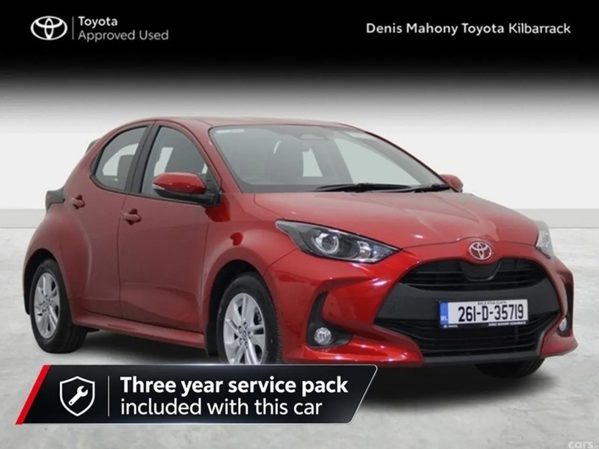 Toyota Yaris Hatchback, Petrol Hybrid, 2026, Red