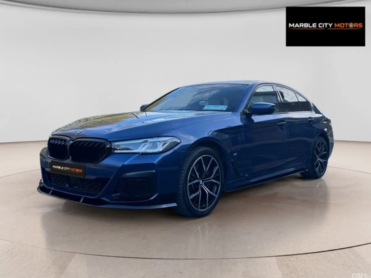 BMW 5-Series Saloon, Petrol Plug-in Hybrid, 2020, Blue