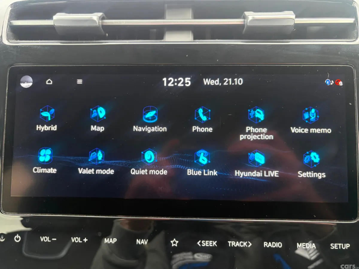Hyundai Tucson SUV, Petrol Hybrid, 2021, Blue