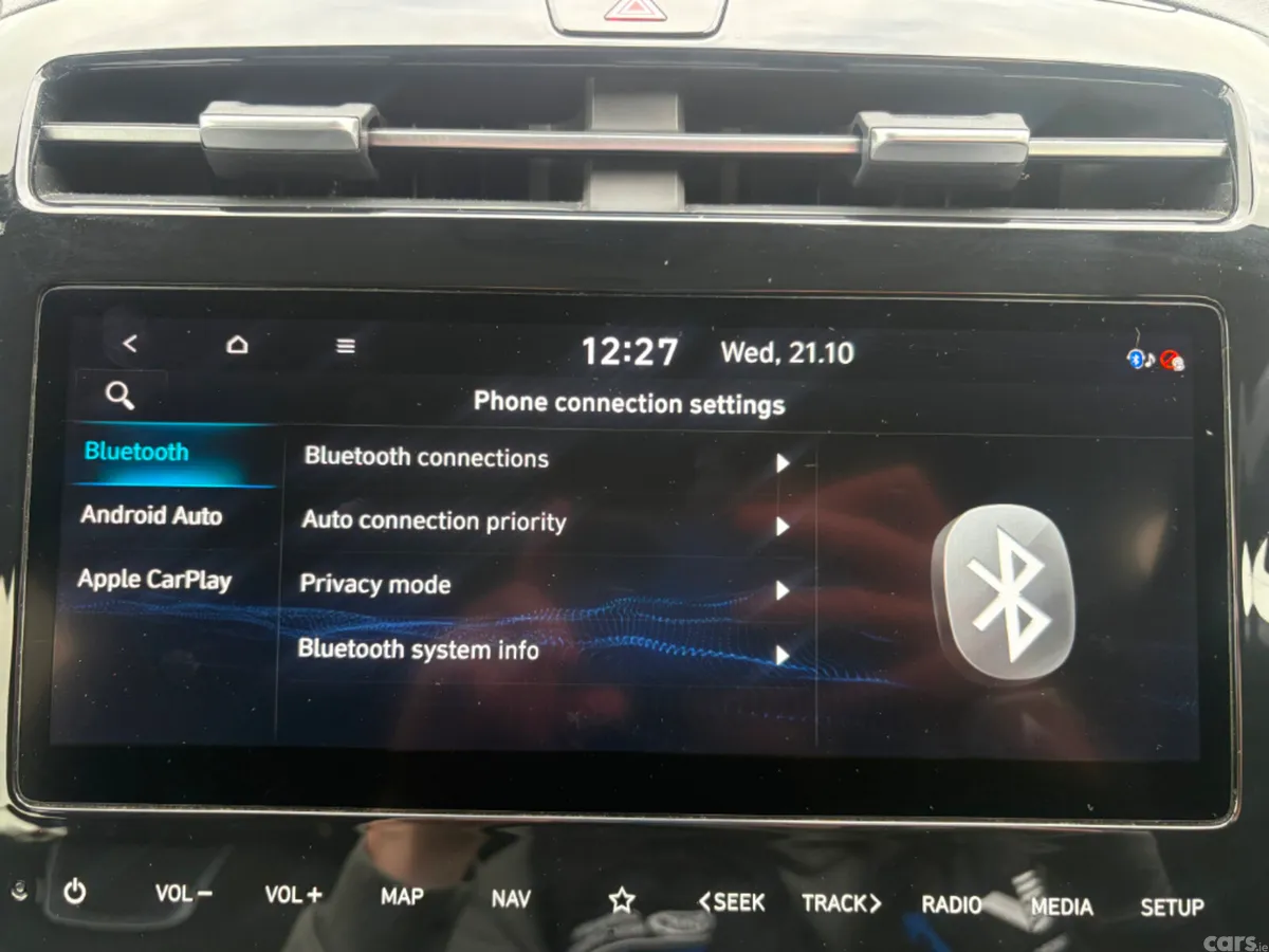 Hyundai Tucson SUV, Petrol Hybrid, 2021, Blue