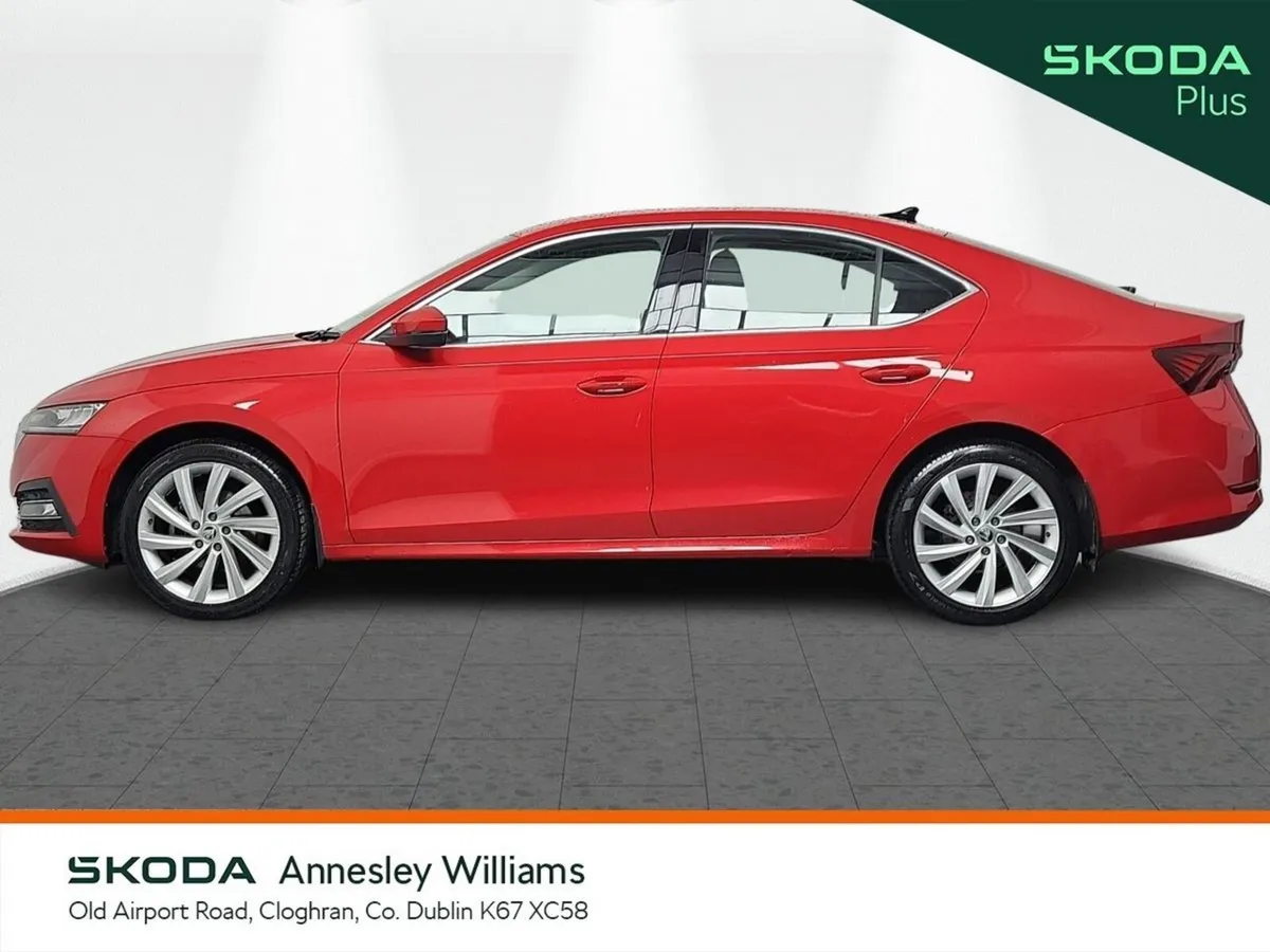 Skoda Octavia Saloon, Petrol Hybrid, 2024, Red