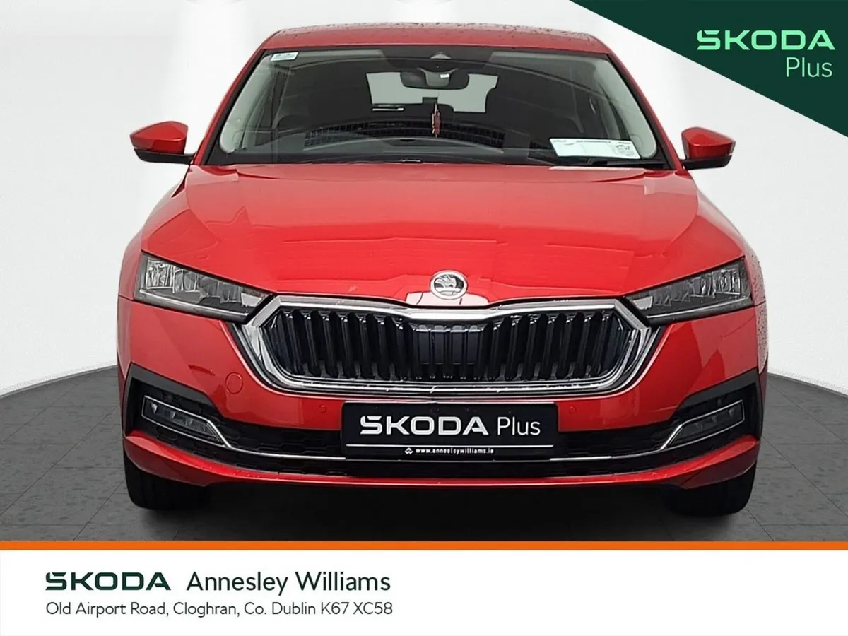 Skoda Octavia Saloon, Petrol Hybrid, 2024, Red