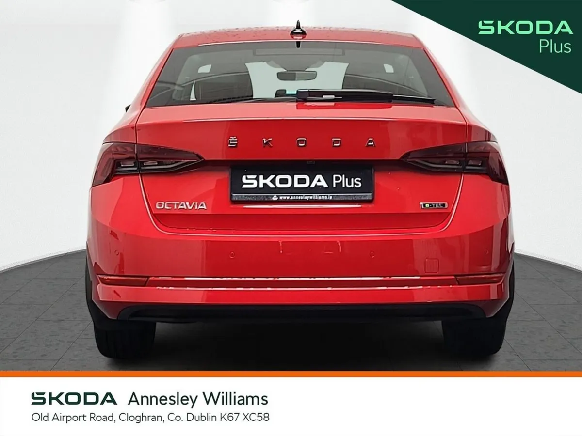 Skoda Octavia Saloon, Petrol Hybrid, 2024, Red