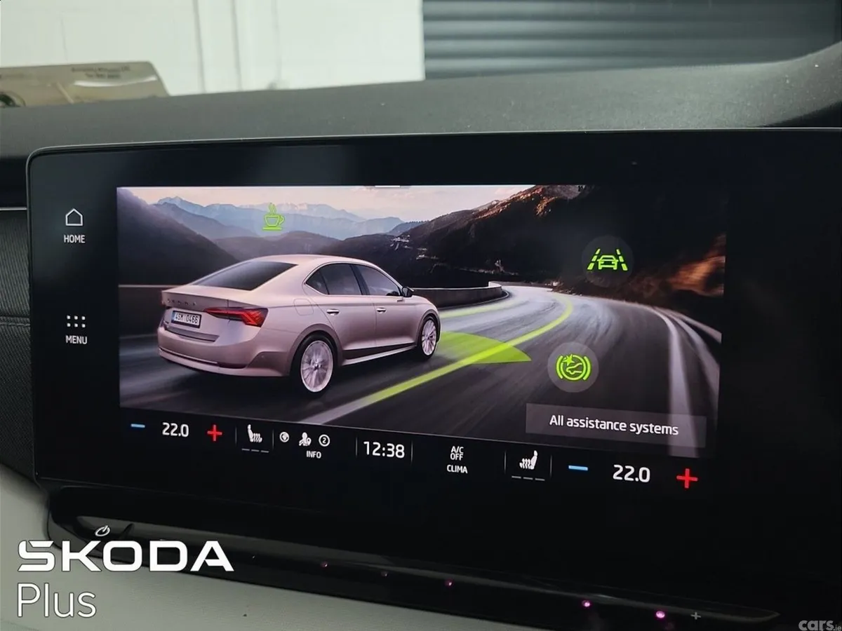 Skoda Octavia Saloon, Petrol Hybrid, 2024, Red