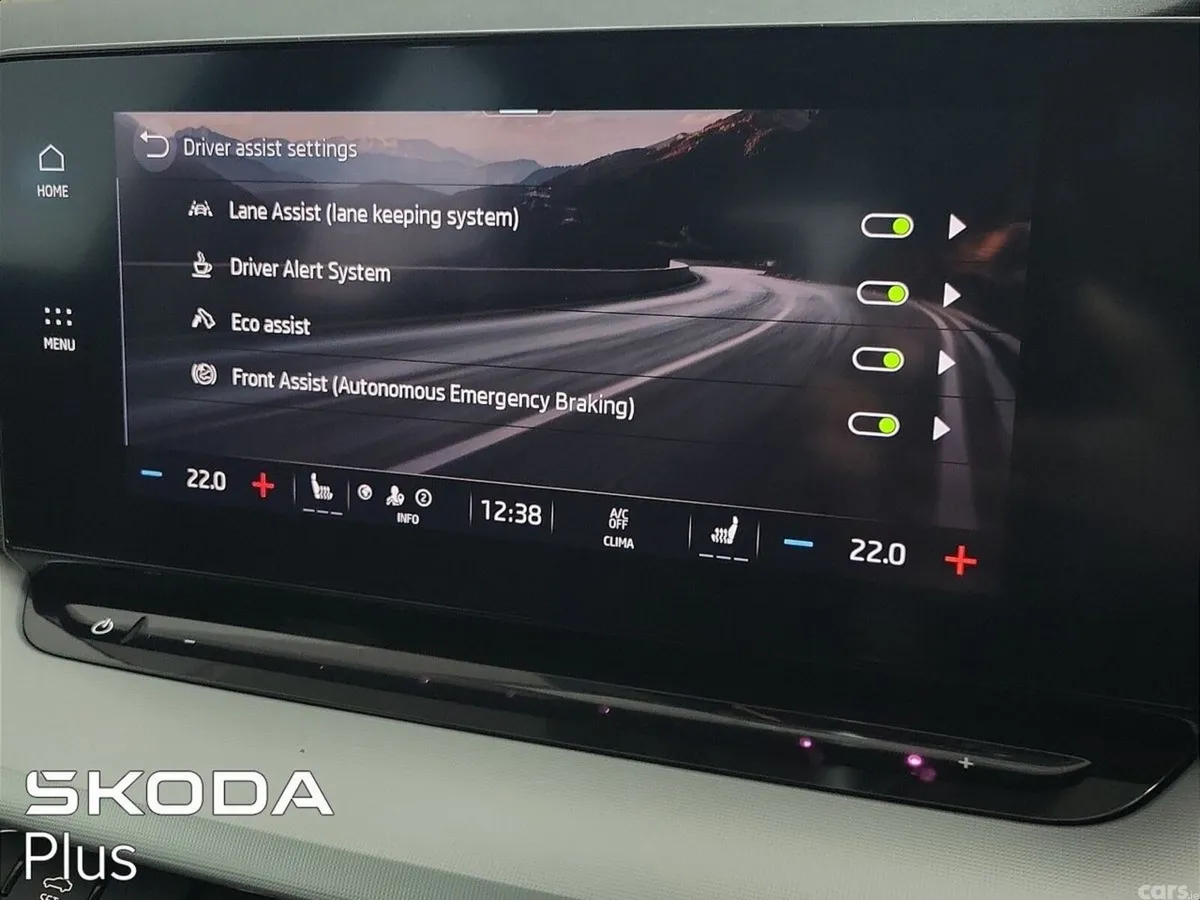 Skoda Octavia Saloon, Petrol Hybrid, 2024, Red
