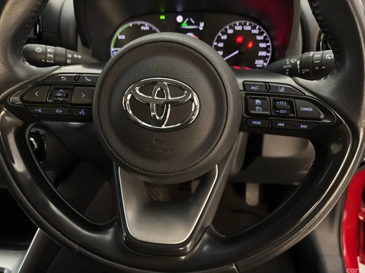 Toyota Yaris Hatchback, Petrol Hybrid, 2022, Red