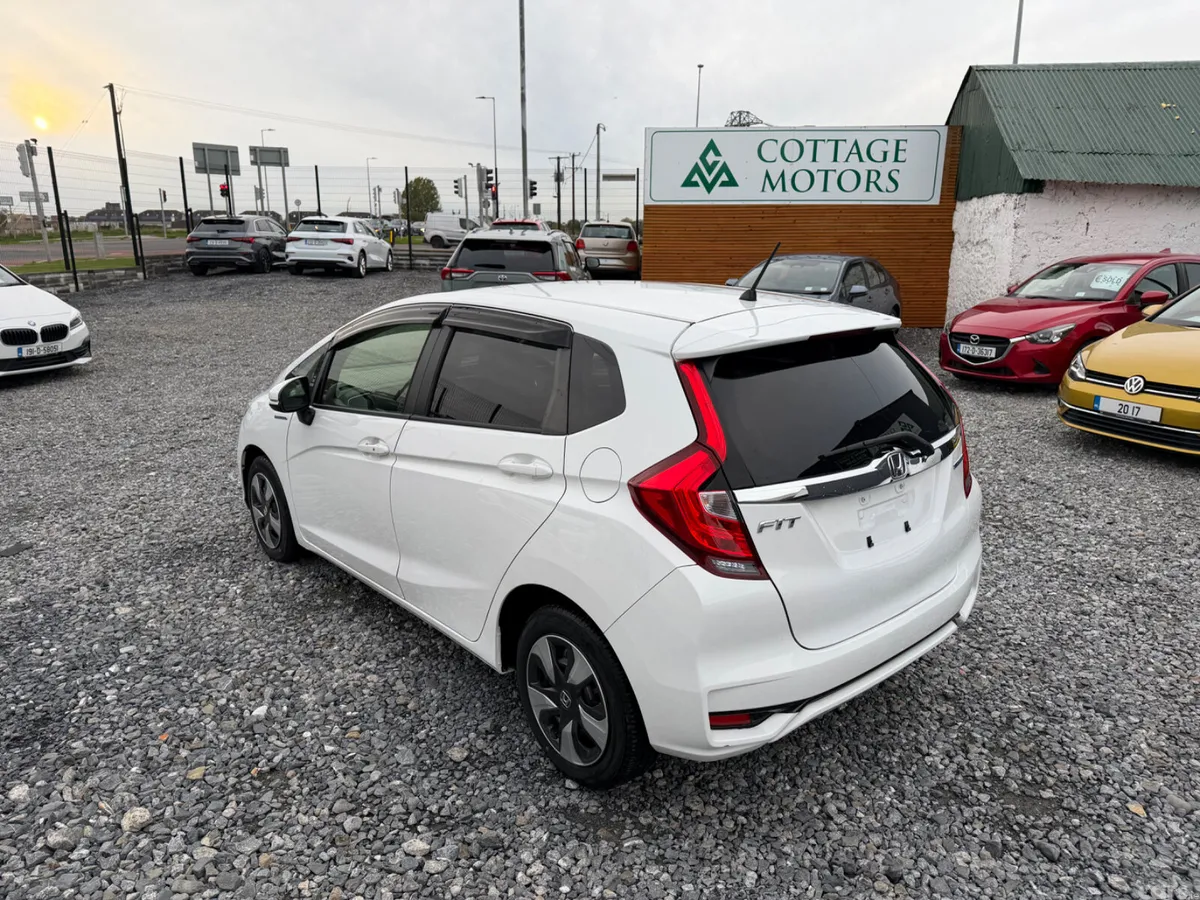 Honda Fit Hatchback, Petrol Hybrid, 2019, White