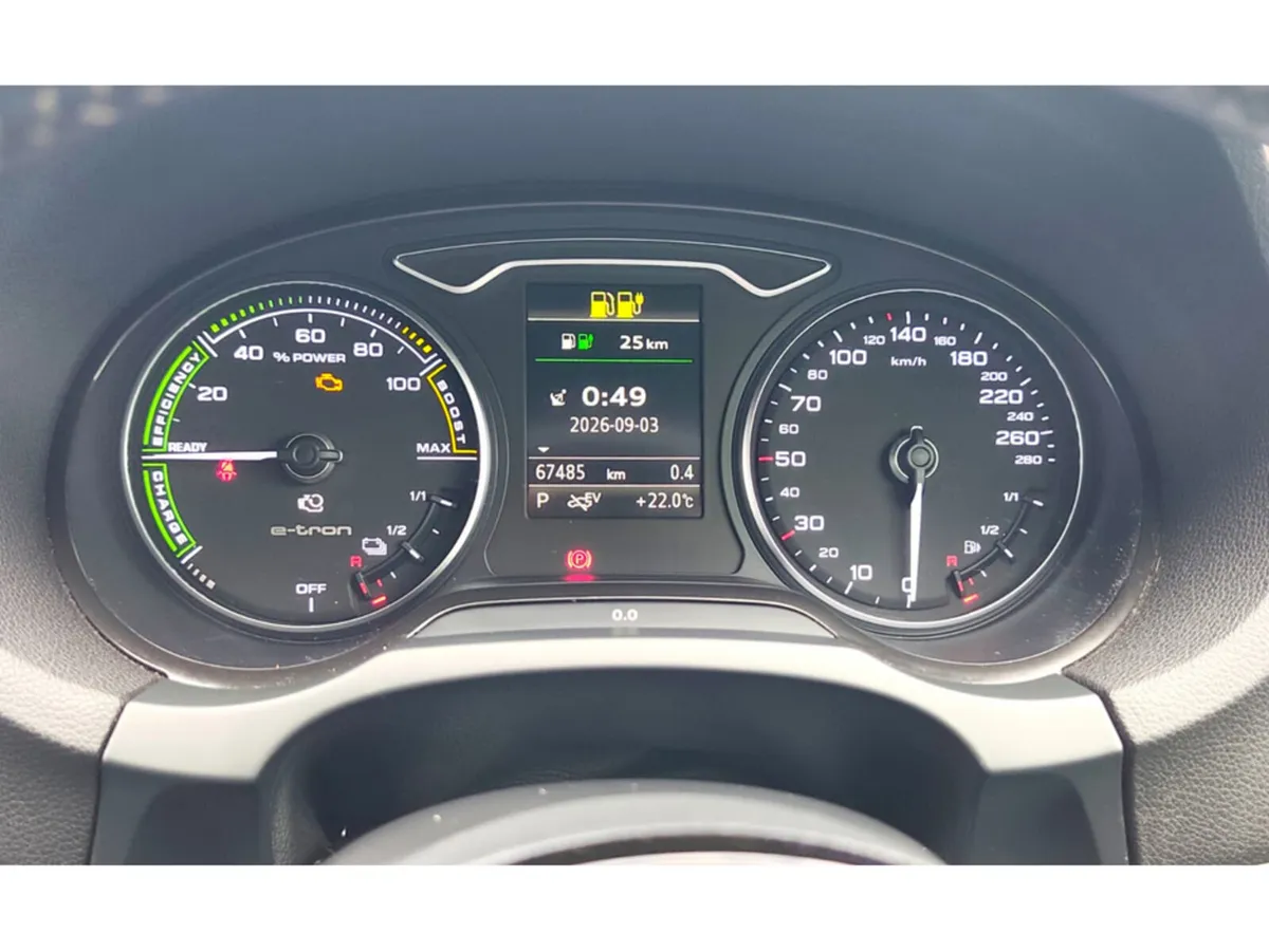 Audi A3 Hatchback, Petrol Plug-in Hybrid, 2015, Red
