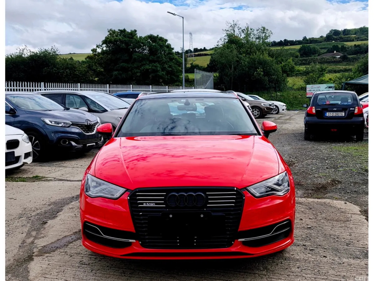 Audi A3 Hatchback, Petrol Plug-in Hybrid, 2015, Red