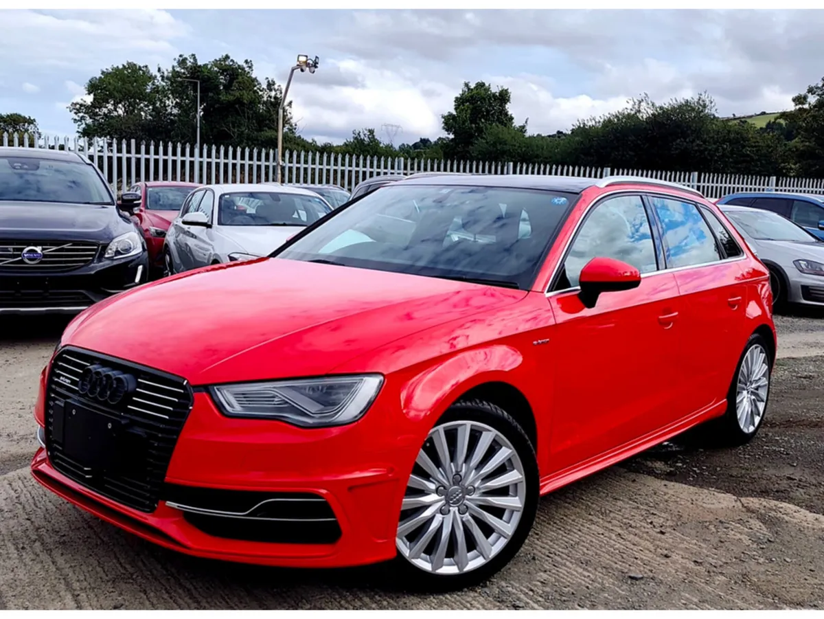 Audi A3 Hatchback, Petrol Plug-in Hybrid, 2015, Red