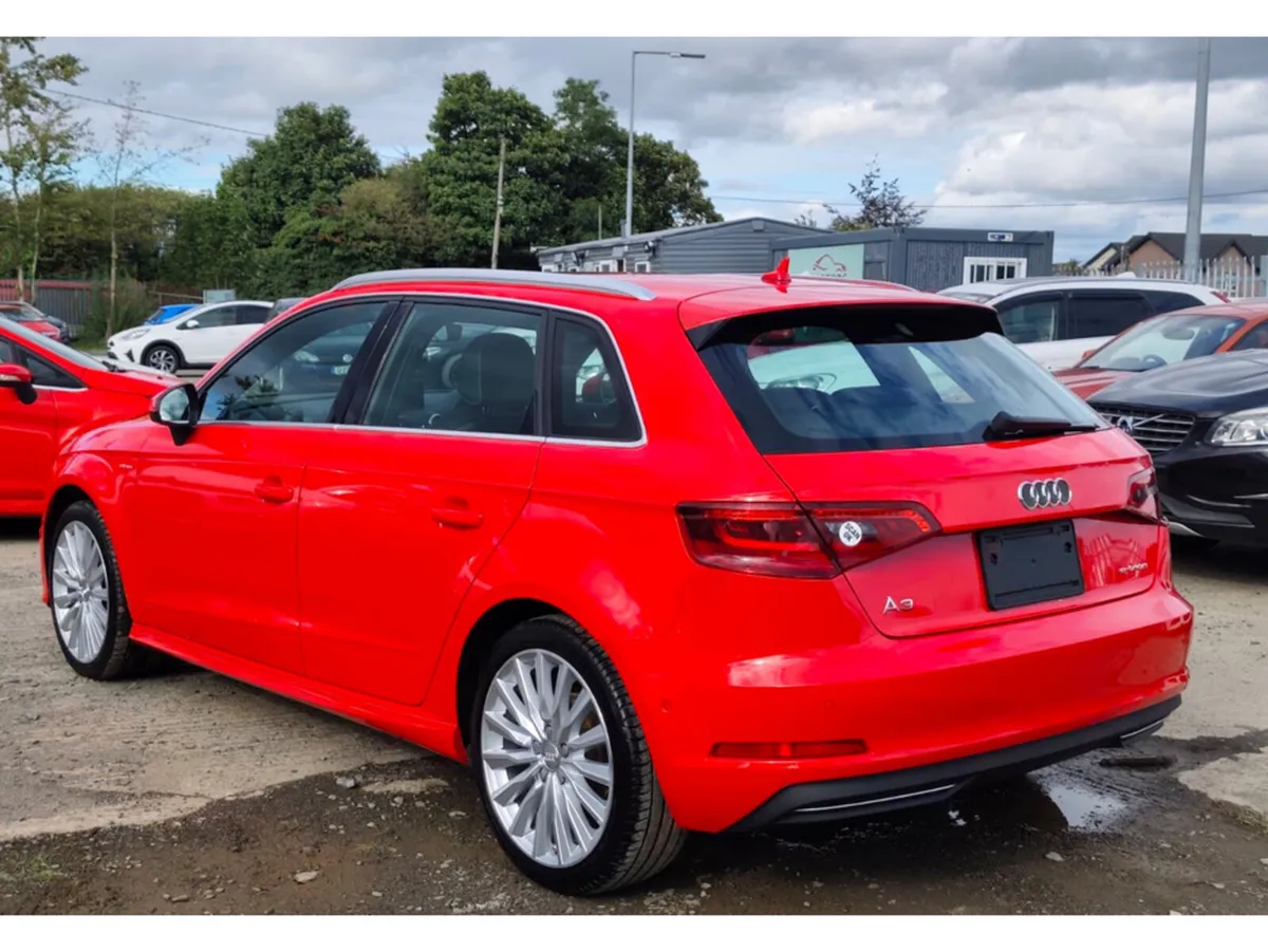 Audi A3 Hatchback, Petrol Plug-in Hybrid, 2015, Red