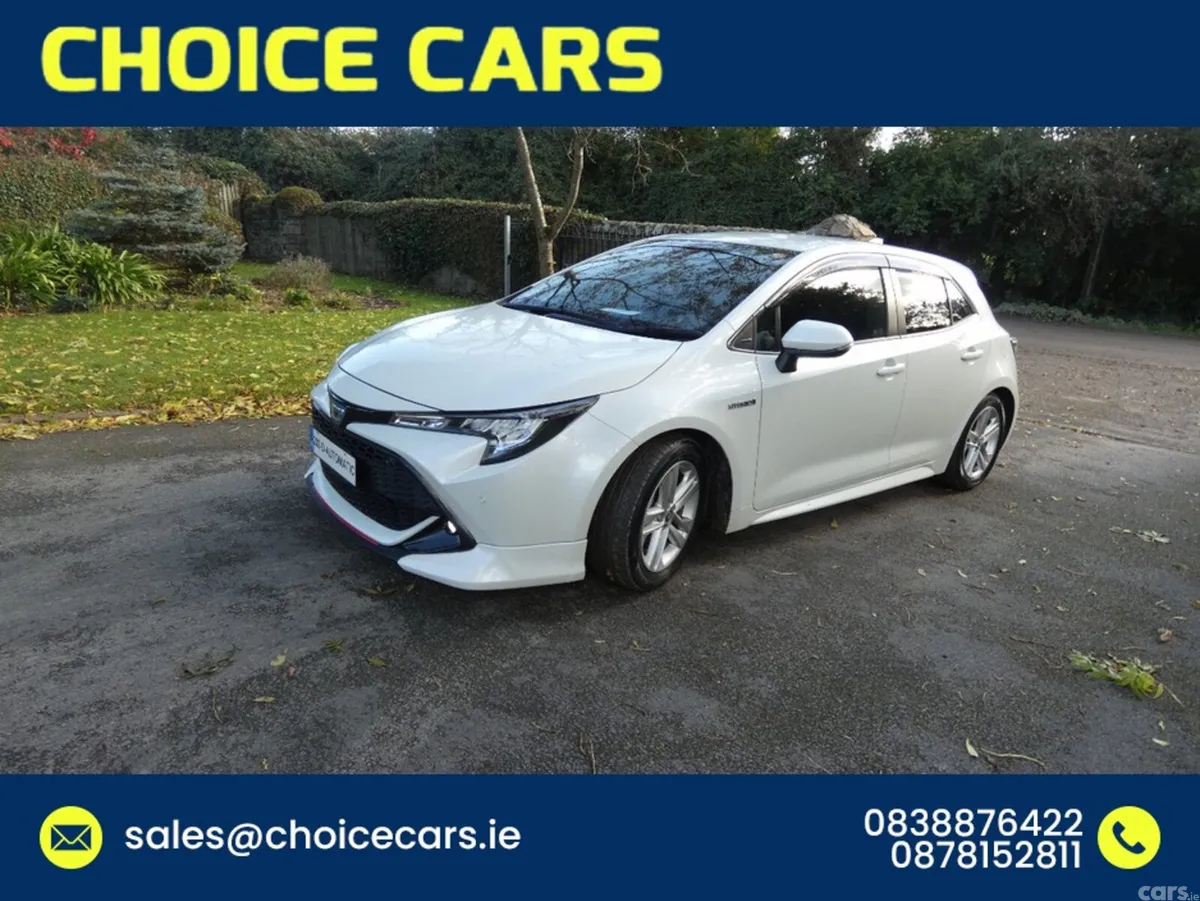 Toyota Corolla Hatchback, Petrol Hybrid, 2020, White