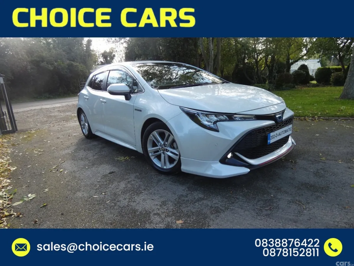 Toyota Corolla Hatchback, Petrol Hybrid, 2020, White