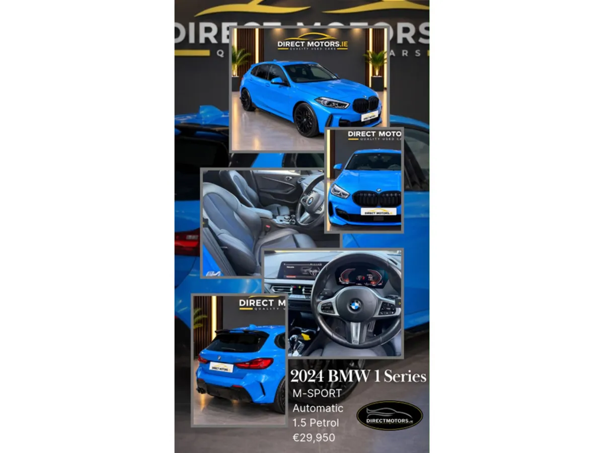 BMW 1-Series Hatchback, Petrol, 2024, Blue