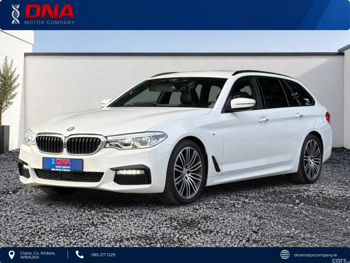 BMW 5-Series Estate, Diesel, 2018, White