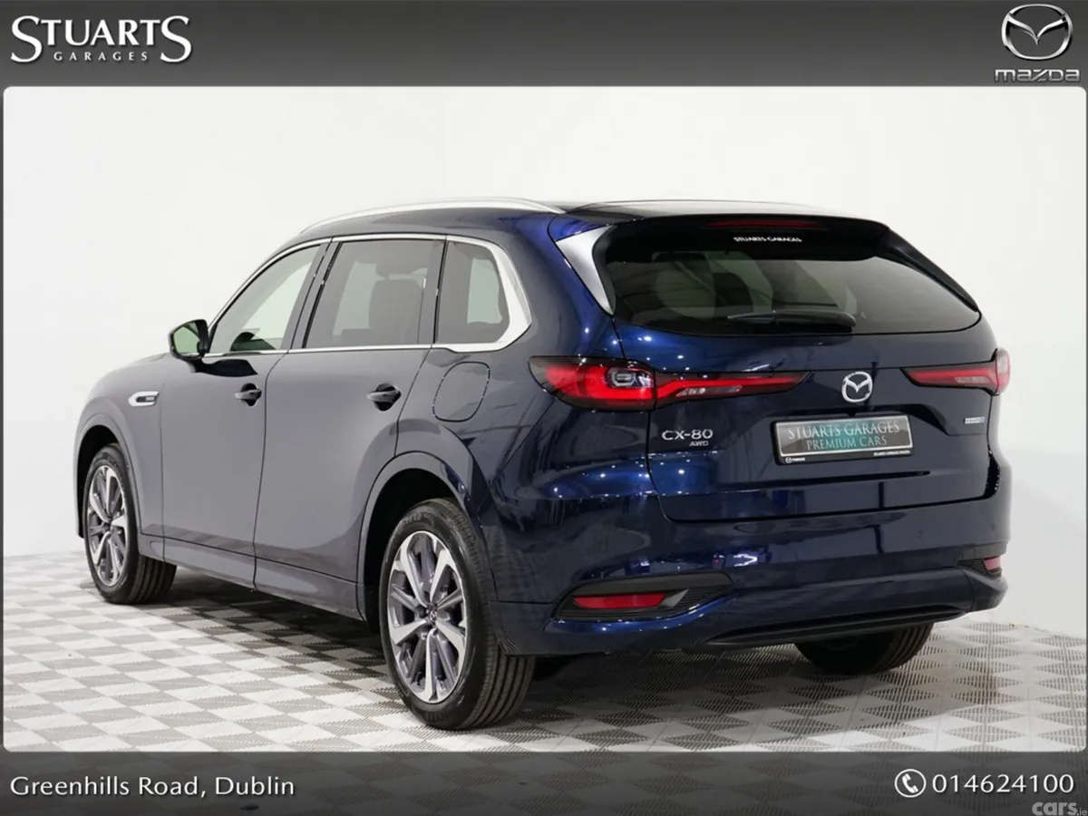Mazda CX-80 SUV, Petrol Plug-in Hybrid, 2026, Blue