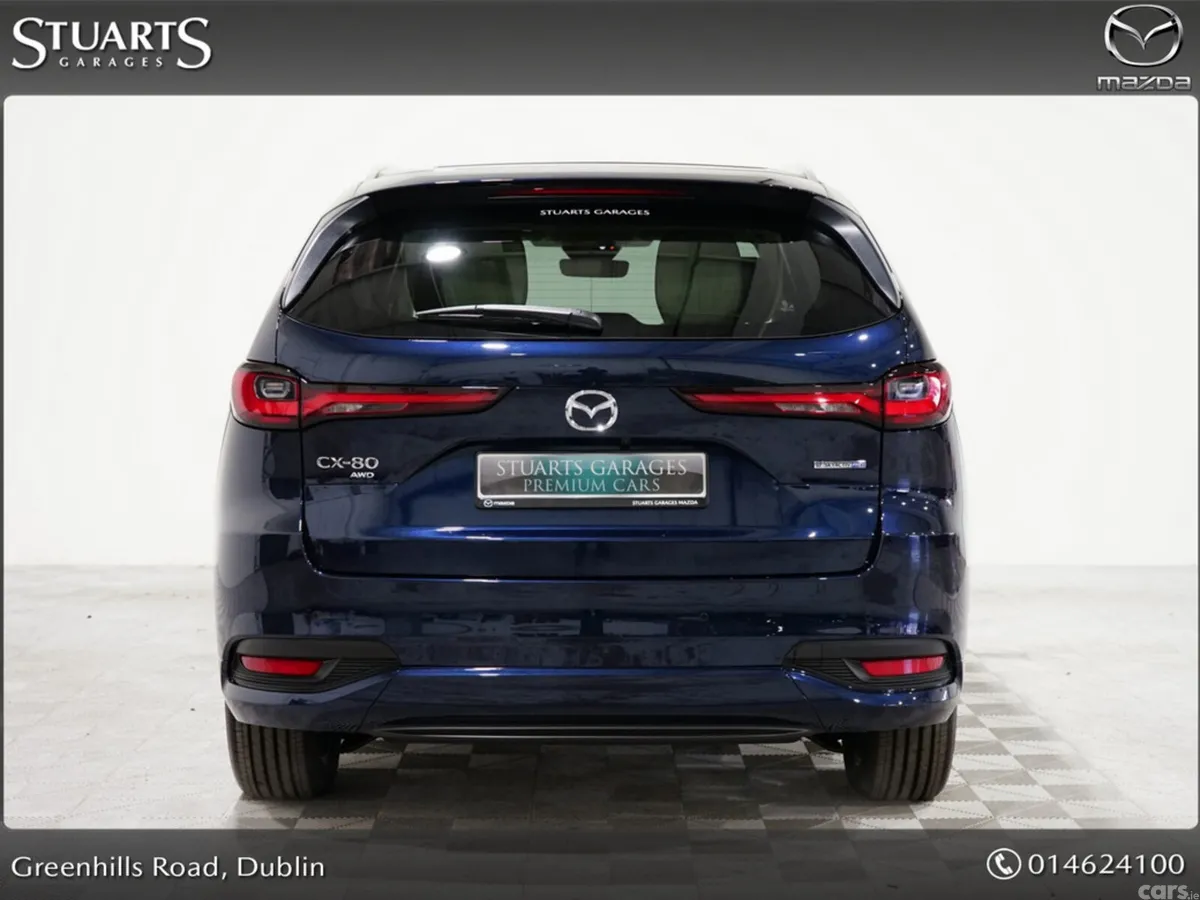 Mazda CX-80 SUV, Petrol Plug-in Hybrid, 2026, Blue