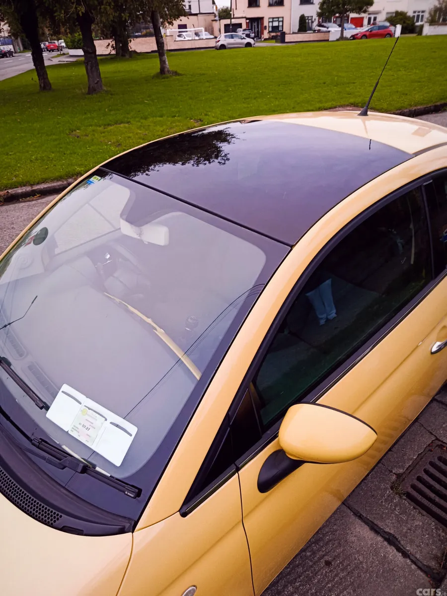 Fiat 500 Hatchback, Petrol, 2012, Yellow