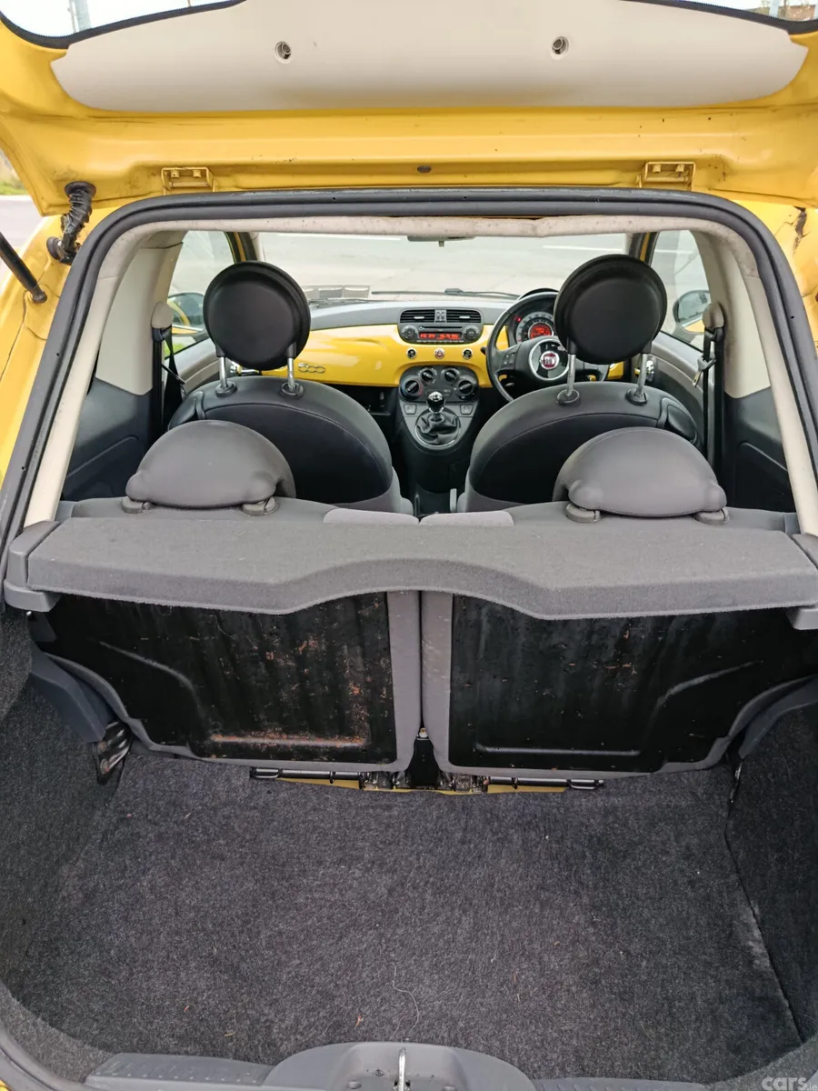 Fiat 500 Hatchback, Petrol, 2012, Yellow