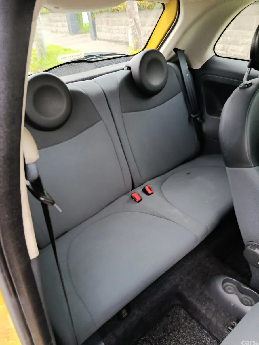 Fiat 500 Hatchback, Petrol, 2012, Yellow
