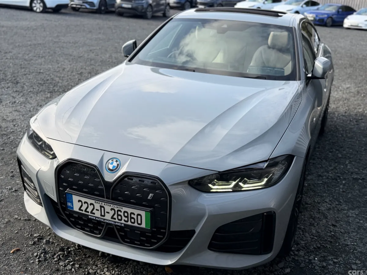 BMW i4 Hatchback, Electric, 2022, Grey