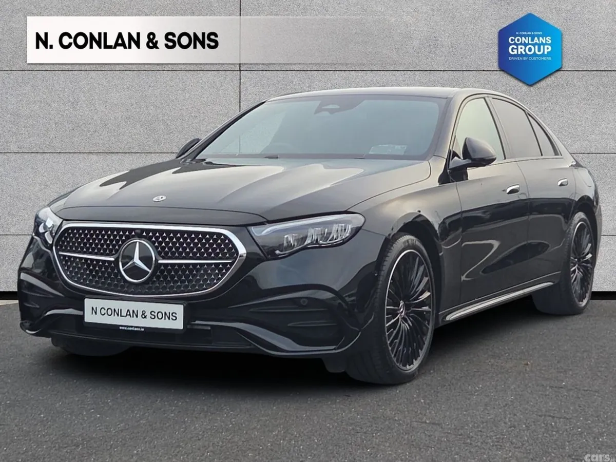 Mercedes-Benz E-Class Saloon, Diesel Plug-in Hybrid, 2026, Black