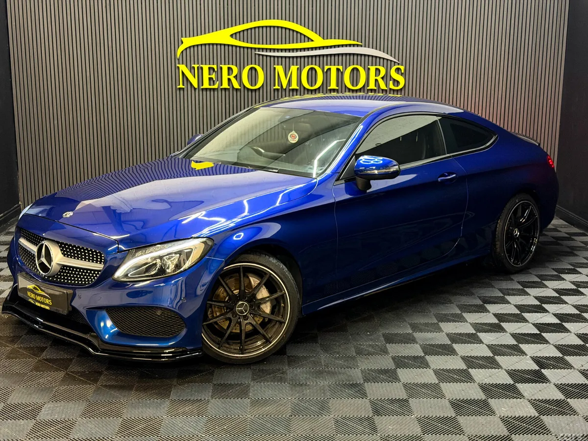 Mercedes-Benz C-Class Coupe, Diesel, 2017, Blue