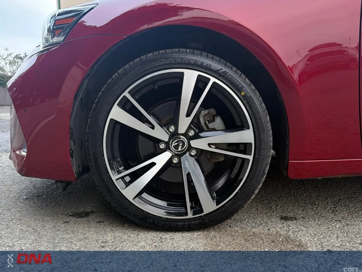 Lexus IS Saloon, Petrol Hybrid, 2018, Red