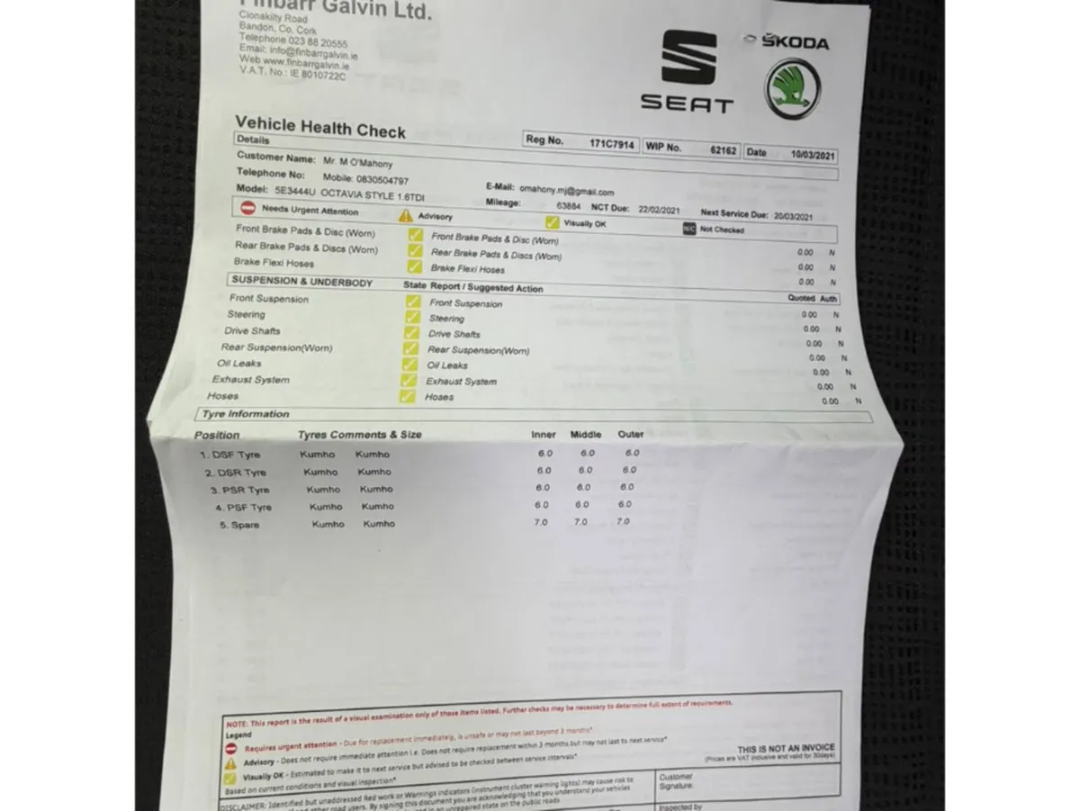 Skoda Octavia Hatchback, Diesel, 2017, Grey