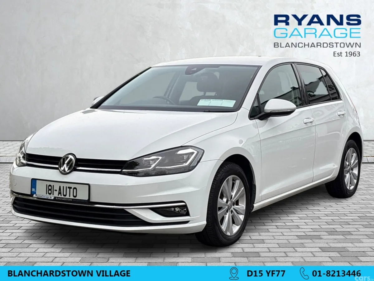 Volkswagen Golf Hatchback, Petrol, 2018, White
