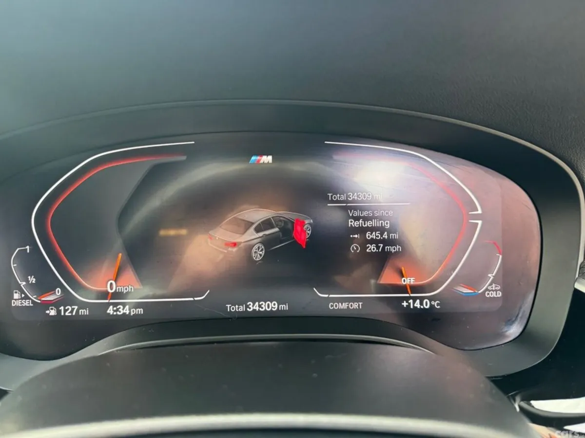 BMW 5-Series Saloon, Diesel Hybrid, 2021, Grey