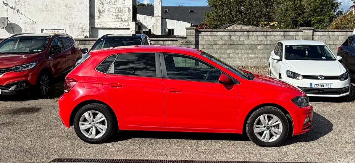 Volkswagen Polo Hatchback, Diesel, 2019, Red