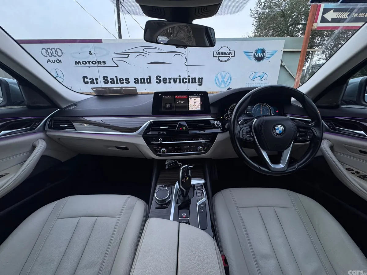 BMW 5-Series Saloon, Petrol Plug-in Hybrid, 2017, Blue
