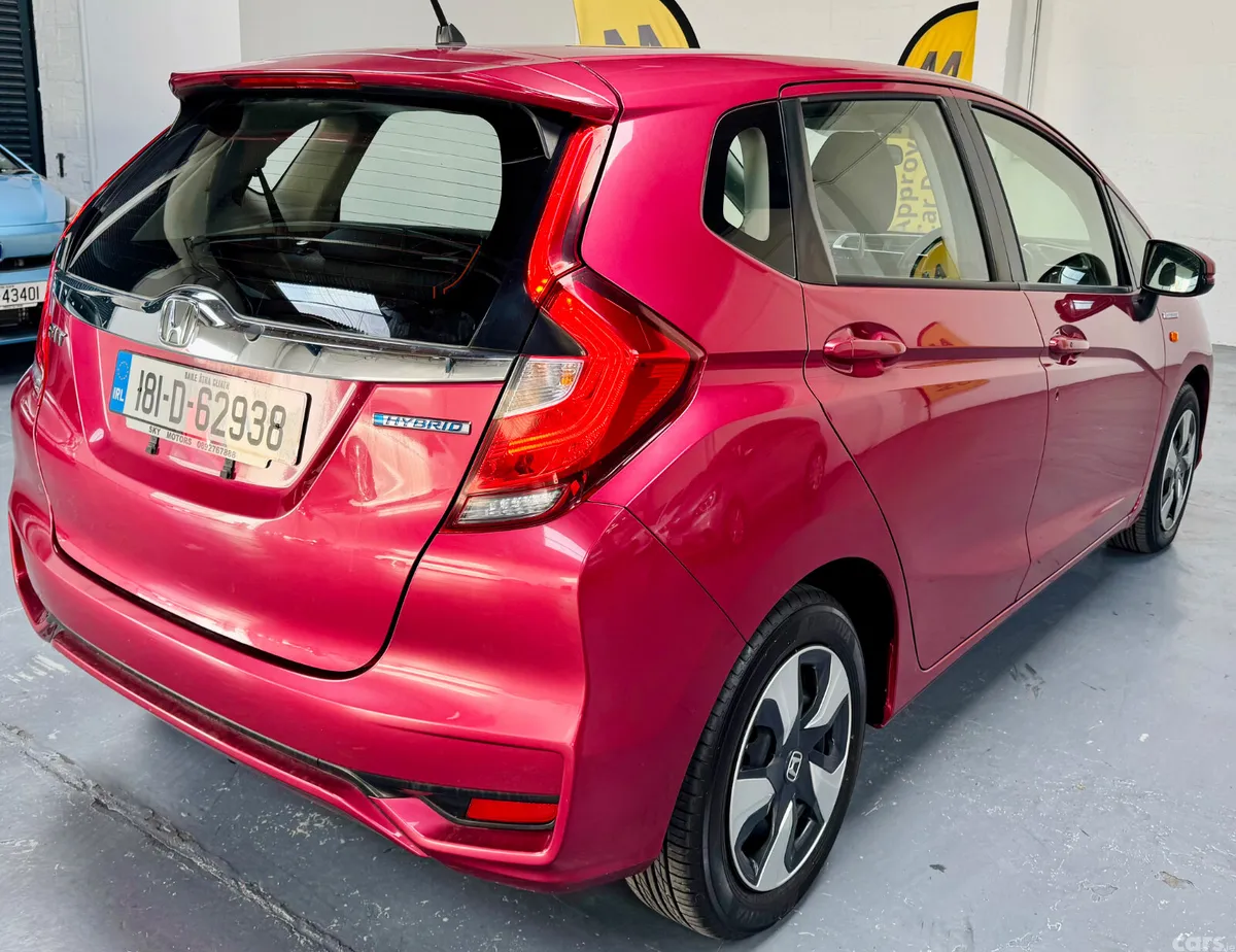 Honda Fit Hatchback, Petrol Hybrid, 2018, Red