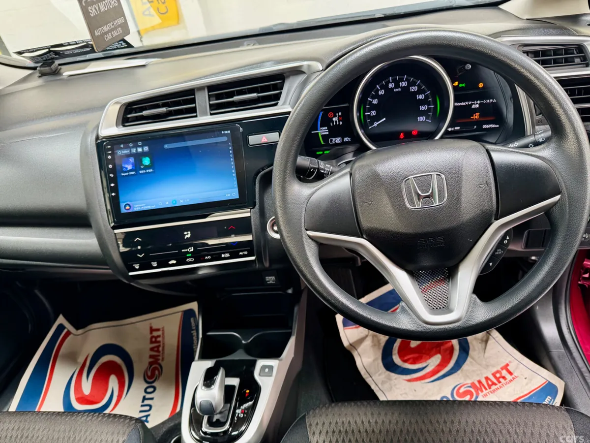 Honda Fit Hatchback, Petrol Hybrid, 2018, Red