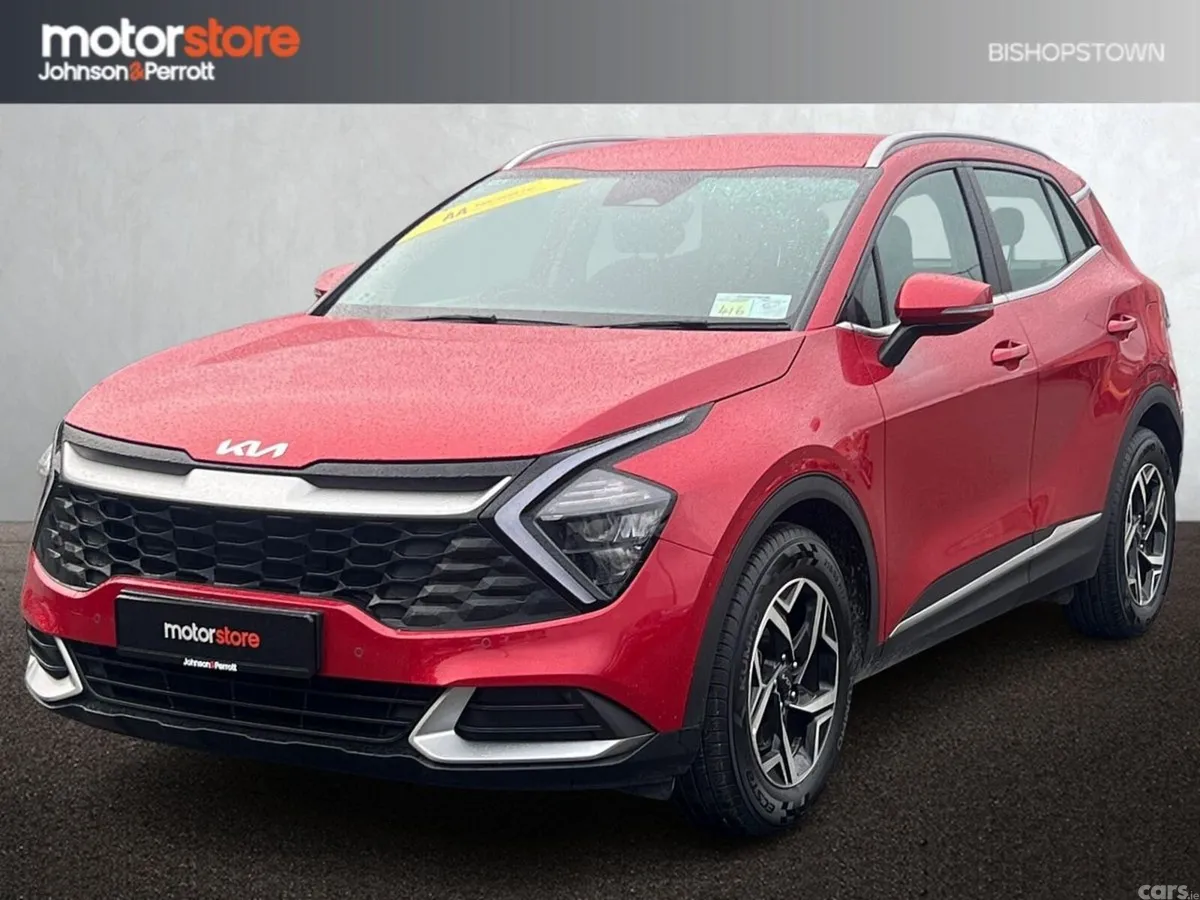 Kia Sportage SUV, Diesel Hybrid, 2023, Red