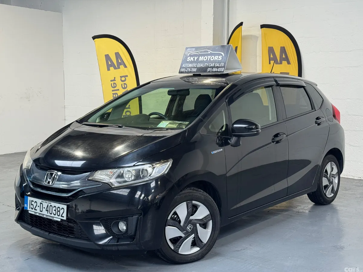 Honda Fit Hatchback, Petrol Hybrid, 2015, Black