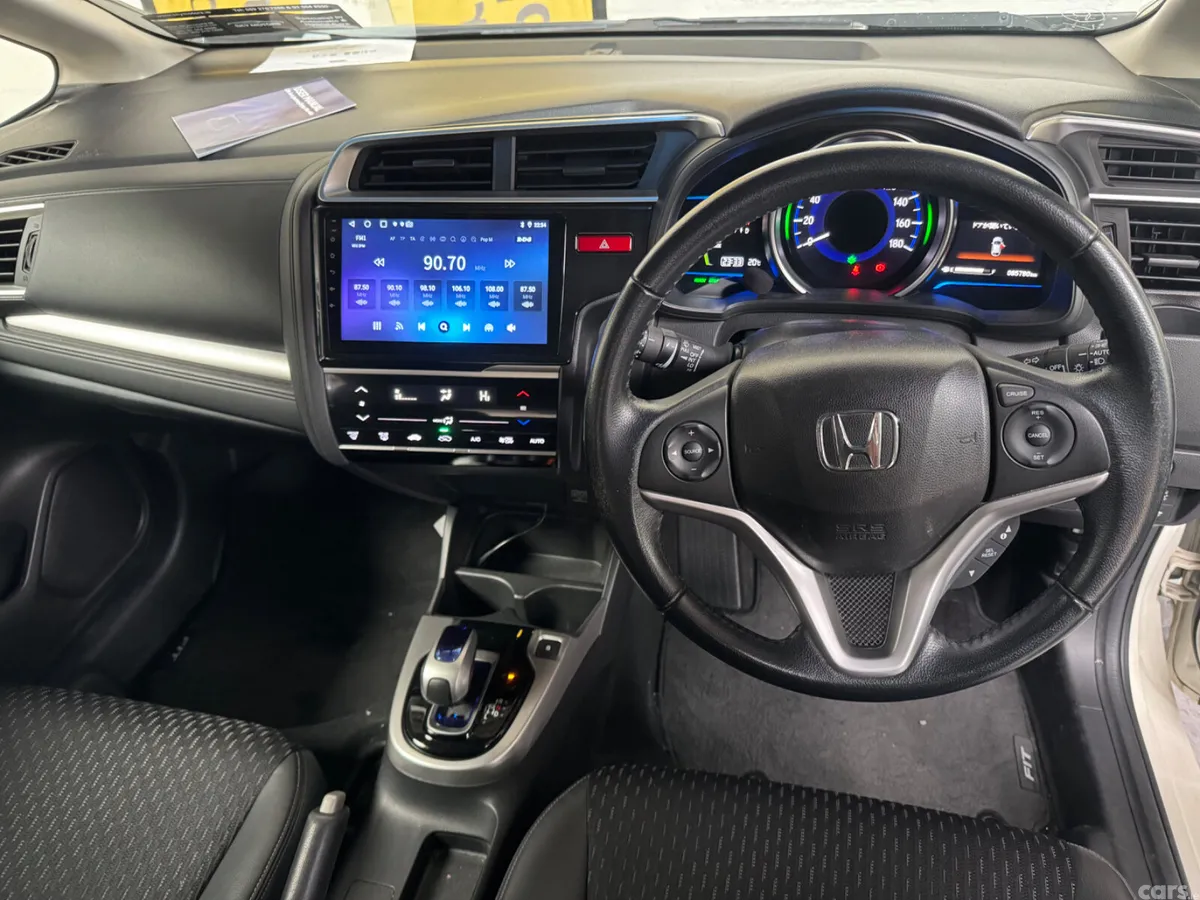 Honda Fit Hatchback, Petrol Hybrid, 2014, White