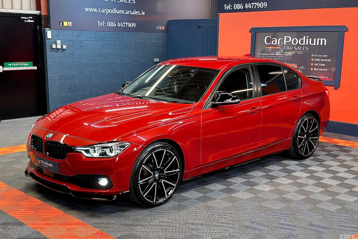 BMW 3-Series Saloon, Diesel, 2017, Red