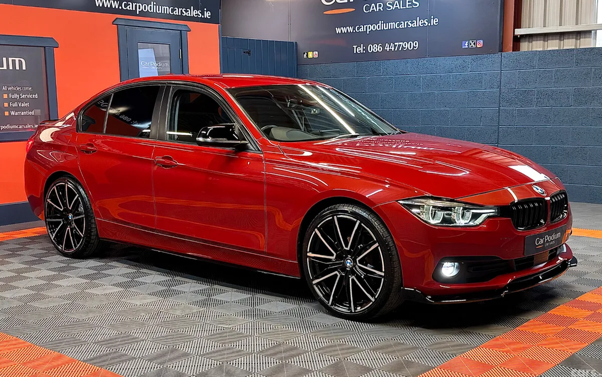 BMW 3-Series Saloon, Diesel, 2017, Red