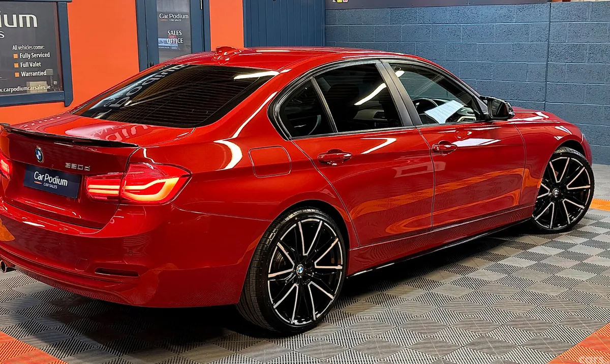 BMW 3-Series Saloon, Diesel, 2017, Red