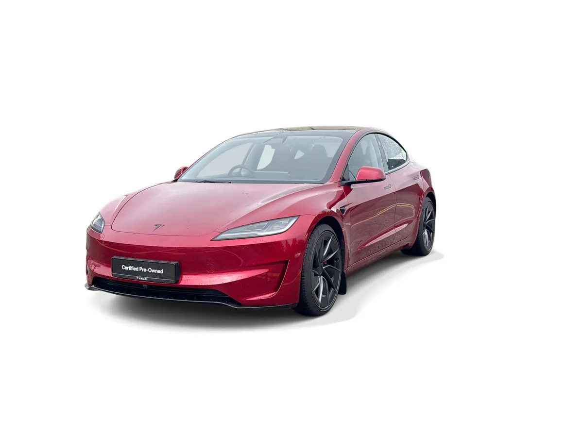 Tesla Model 3 Saloon, Electric, 2025, Red