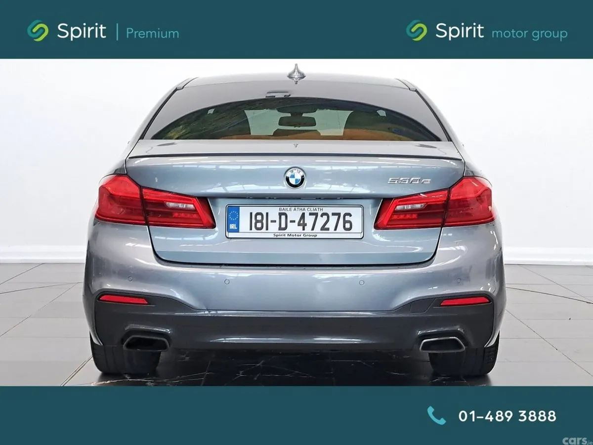 BMW 5-Series Saloon, Petrol Plug-in Hybrid, 2018, Blue