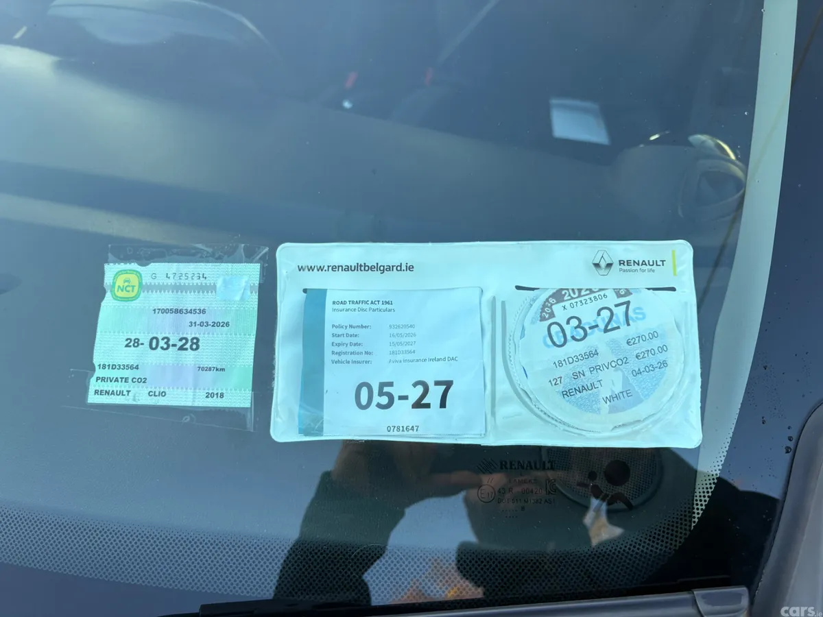 Renault Clio Hatchback, Petrol, 2018, White