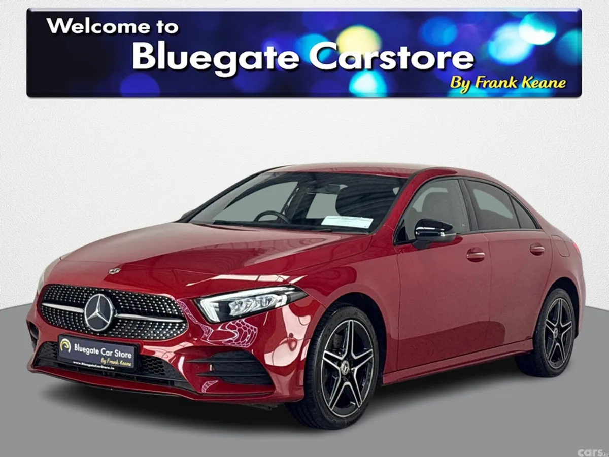 Mercedes-Benz A-Class Saloon, Petrol Hybrid, 2022, Red